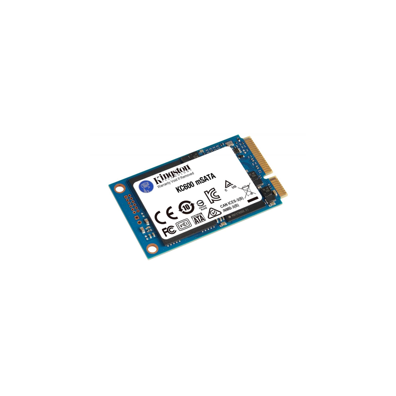 Kingston KC600 256 GB Solid-state drive interface mSATA Read speed 550 MB/s Write speed 500 MB/s