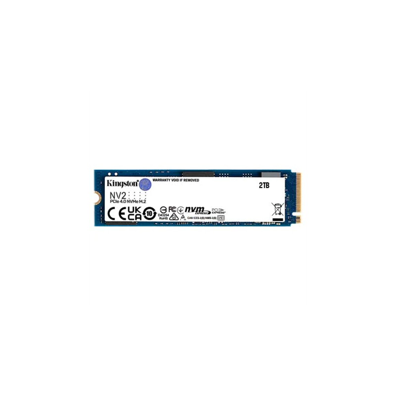 Kingston SSD NV2 2000 GB SSD form factor M.2 2280 Solid-state drive interface PCIe 4.0 x4 NVMe Read speed