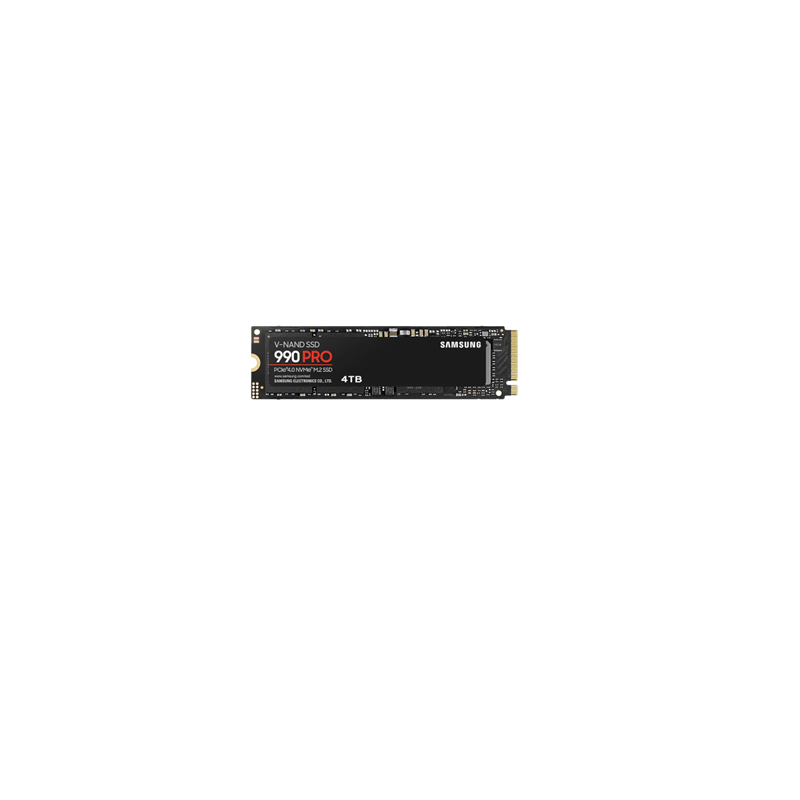 Samsung 990 PRO 4000 GB SSD form factor M.2 2280 Solid-state drive interface NVMe Read speed 7450 MB/s Write