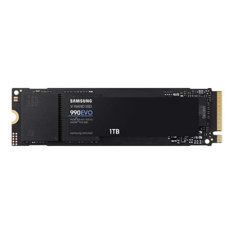 Samsung SSD 990 EVO 1000 GB SSD form factor M.2 2280 Solid-state drive interface PCIe NVMe Gen 4.0 x 4 Read