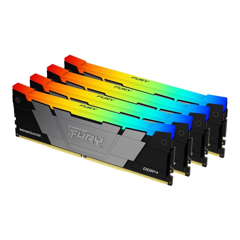 Kingston KF432C16RB2AK4/32 32GB 3200MT/s DDR4 CL16 DIMM (Kit of 4) FURY Renegade RGB Kingston