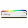 Kingston KF436C18BWA/16 16GB 3600MT/s DDR4 CL18 DIMM FURY Beast White RGB SE Kingston