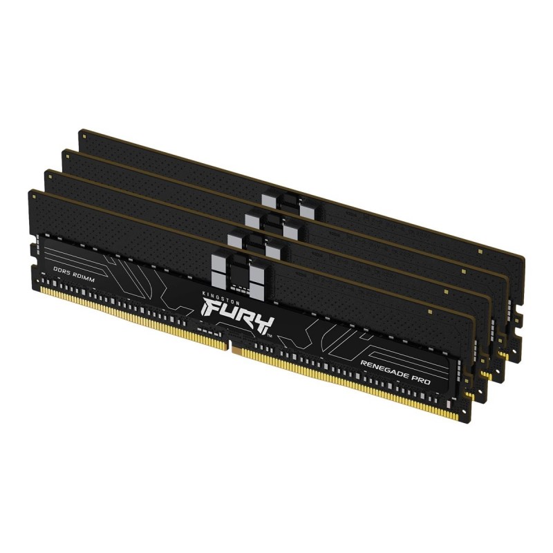 Kingston KF548R36RBK4-128 128GB 4800MT/s DDR5 ECC Reg CL36 DIMM (Kit of 4) FURY Renegade Pro PnP Kingston