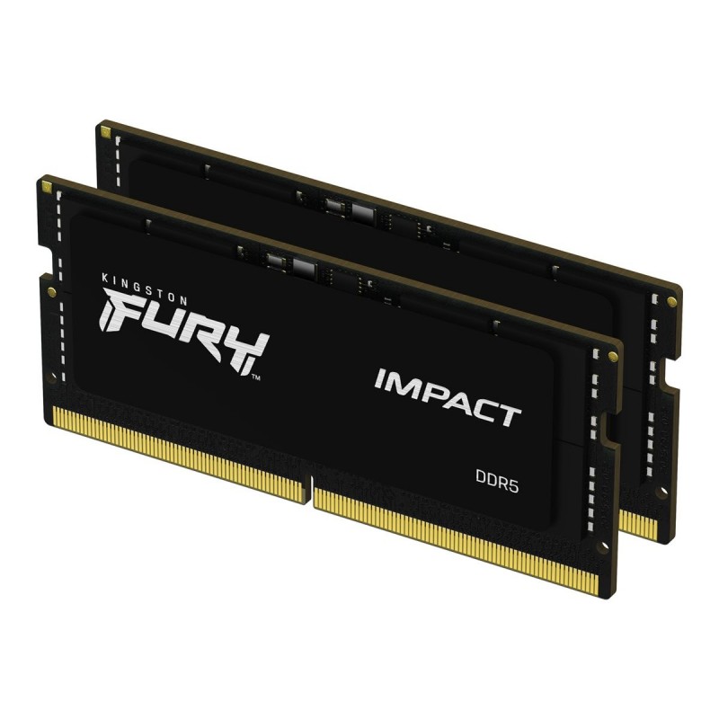 Kingston KF564S38IBK2-32 32GB 6400MT/s DDR5 CL38 SODIMM (Kit of 2) FURY Impact PnP Kingston