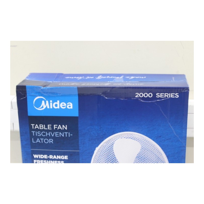 SALE OUT. Midea FT40-21M Table Fan, Diameter 40 cm, White Midea FT40-21M Table Fan DAMAGED PACKAGING White |