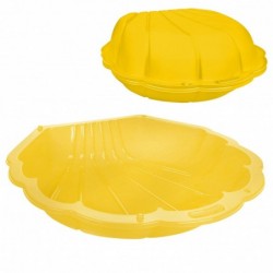 WOOPIE Sandbox Seashell Kollane Lukustatav 2in1 kuivbassein 1 tk.