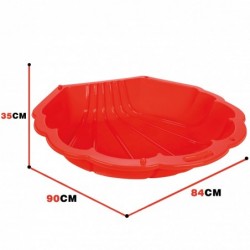 WOOPIE Sandbox Pool Shell Red 3in1 Dry Pool 1 pc.