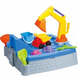 WOOPIE Portable Sandbox Castle Lockable + 9 acc.