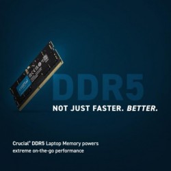 CRUCIAL NB MEMORY 16GB DDR5-4800 SO/CT16G48C40S5