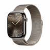 Apple Watch Series 10 GPS + Cellular 46mm Natural Titanium Case with Natural Milanese Loop - S/M