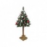 Christmas Tree Diamond Pine 3D on a trunk 220cm Snow Glitter