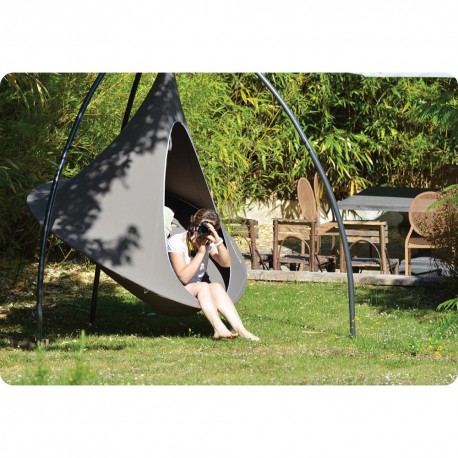 Double cacoon outlet hanging chair