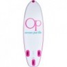 Ocean Pacific Venice All Round 8'6 Inflatable Paddle Board (White/Grey/Pink)