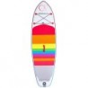 Ocean Pacific Venice All Round 8'6 Inflatable Paddle Board (White/Red/Blue)