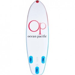 Ocean Pacific Venice All Round 8'6 Inflatable Paddle Board (White/Red/Blue)