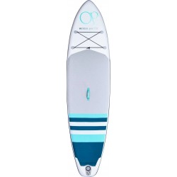 Ocean Pacific Malibu All Round 10'6 Inflatable Paddle Board (White/Grey/Teal)