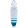 Ocean Pacific Malibu All Round 10'6 Inflatable Paddle Board (White/Grey/Teal)