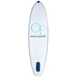 Ocean Pacific Malibu All Round 10'6 Inflatable Paddle Board (White/Grey/Teal)