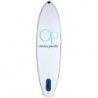 Ocean Pacific Malibu All Round 10'6 Inflatable Paddle Board (White/Grey/Teal)