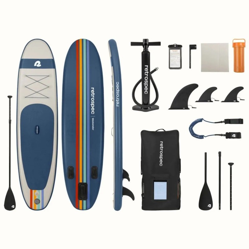 Retrospec Weekender SL 10' Inflatable Paddle Board (Navy Zion)