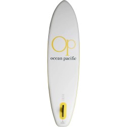 Ocean Pacific Malibu Lite 10'6 Inflatable Paddle Board (White/Grey/Yellow)