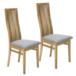 Chairs 2pcs RETRO grey
