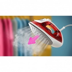 Philips Steam Iron DST 2010/40 Non-stick soleplate Red, White