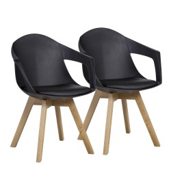 Chairs 2pcs STUART black