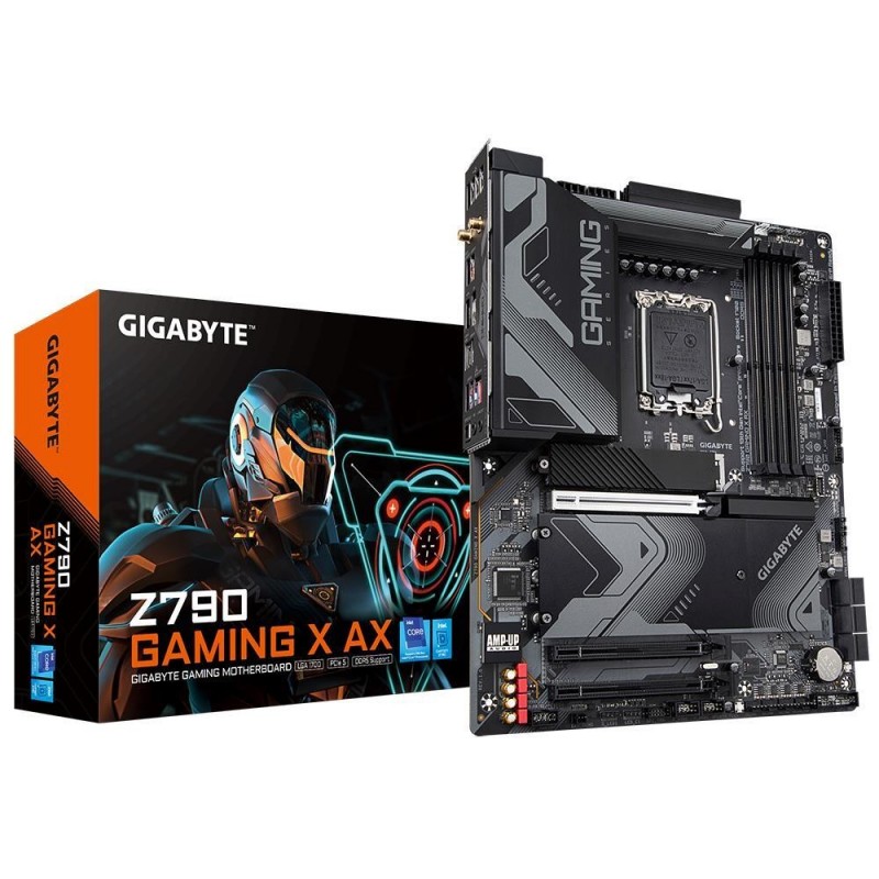 Mainboard GIGABYTE Intel Z790 LGA1700 ATX Memory DDR5 Memory slots 4 1xPCI-Express 4.0 16x 1xPCI-Express 5.0