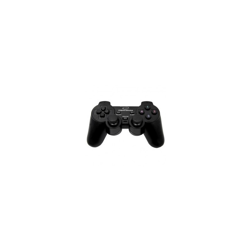 Esperanza EG106 Gaming Controller Joystick PC,Playstation 2,Playstation 3 Analogue / Digital USB 2.0 Black