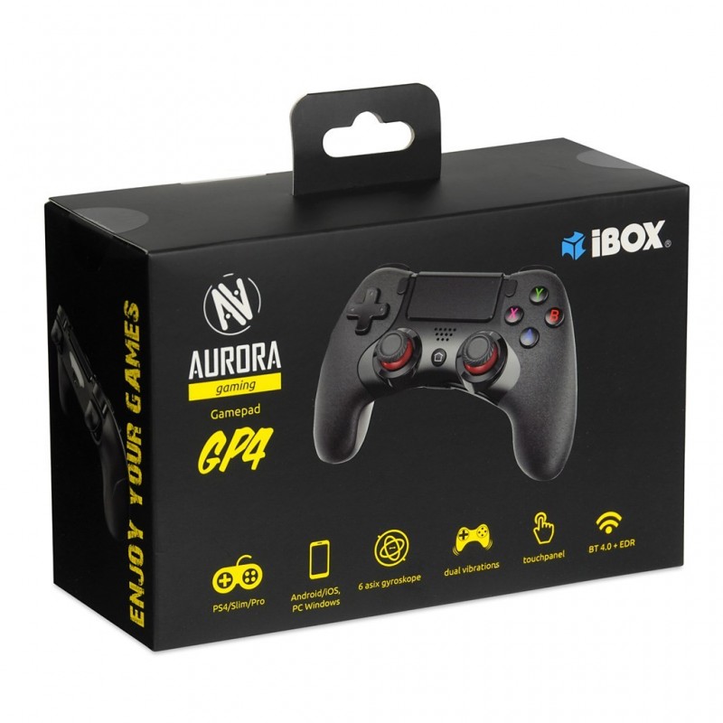iBox IGP4 Gaming Controller Black Bluetooth Gamepad Analogue - Main Image