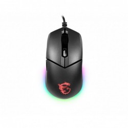 MSI CLUTCH GM11 WHITE Gaming Mouse '2-Zone RGB, upto 5000 DPI, 6 Programmable button, Symmetrical design, OMRON