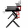 Huzaro Hero 5.0 computer desk Black, Red