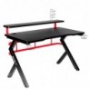 Huzaro Hero 5.0 computer desk Black, Red