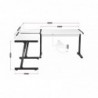 GAMING DESK HUZARO HERO 6.0 WHITE
