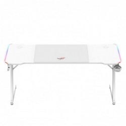 Huzaro Hero 4.8 White RGB - gaming desk