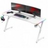 Huzaro Hero 4.8 White RGB - gaming desk