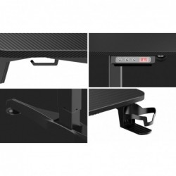 GAMING DESK HUZARO HERO 8.5 BLACK