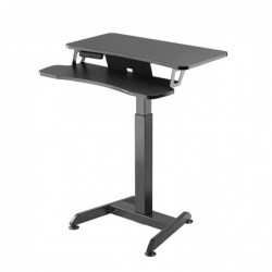 Maclean MC-835 Portable Desk Electric Height Adjustable 72 -122cm max. 37 kg Control Panel Sit Stand Work Station