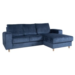 Corner sofa KARL RC dark blue