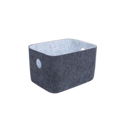 Kast LIDO FELT 20x15,5xH12cm, tumehall vilt