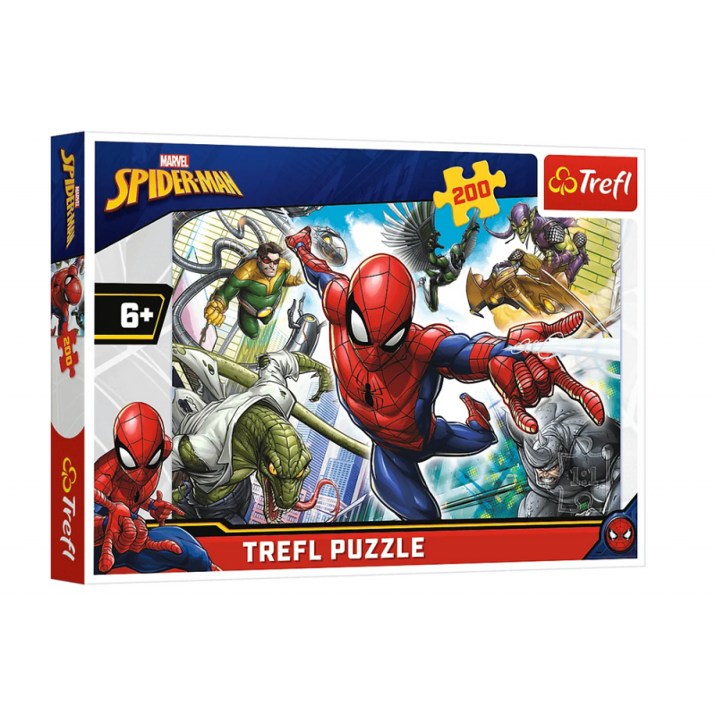 Puzzle 200 pcs. Born Hero Disney Marvel Spiderman Trefl 13235