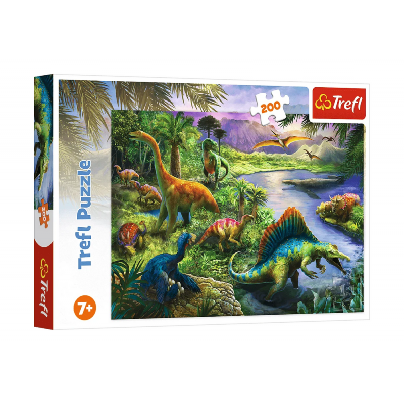 Puzzle 200 pcs. Predatory Dinosaurs Trefl 13281