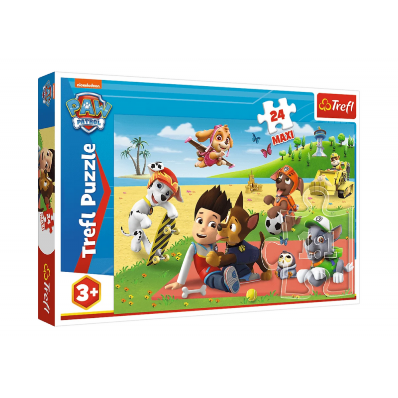 Puzzle 24 pcs. Maxi Paw Patrol Fun On The Blanket Trefl 14348