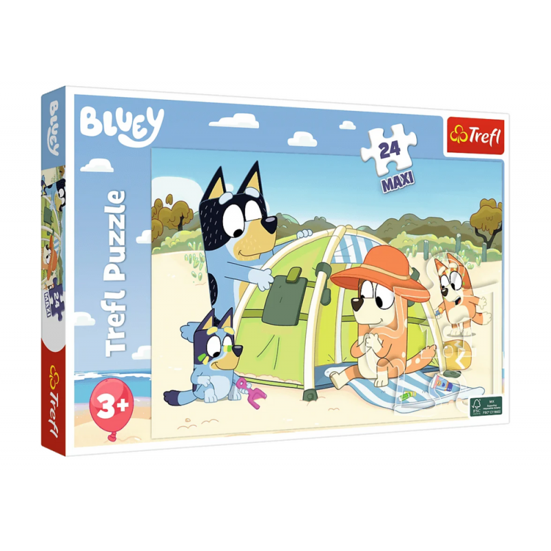 Puzzle 24pcs Maxi Bluey's Wonderful Day Trefl 14357