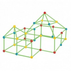 WOOPIE Suured Ehitusklotsid Telgikõrred Pimeduses helendavad torud 128 tk. - 3 tk