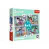 Puzzle 4in1 Crazy Day Lilo & Stitch Trefl 34633