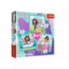 Gabby's Dollhouse 3in1 Puzzle, Gabby Activities Trefl 34871