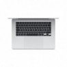 Apple MacBook Air 15-inch : M3 chip with 8-core CPU and 10-core GPU, 16GB, 256GB SSD - Silver