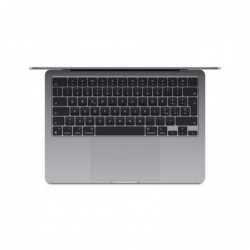 Apple MacBook Air 13-inch : M3 chip with 8-core CPU and 8-core GPU, 16GB, 256GB SSD - Space Grey
